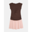 Laagam Fiora Short Dress Brown