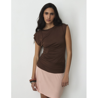 Laagam Fiora Short Dress Brown