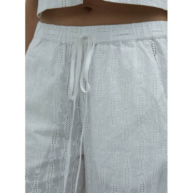 House of Sunny Sea Breeze Cotton Balloon Pant Ivory