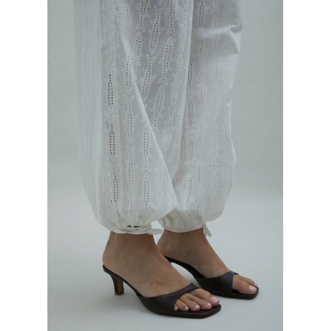 House of Sunny Sea Breeze Cotton Balloon Pant Ivory
