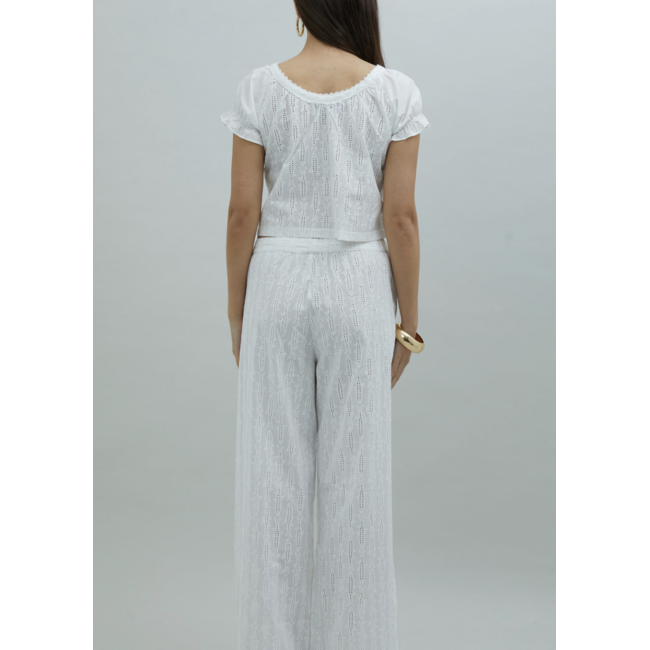 House of Sunny Sea Breeze Cotton Balloon Pant Ivory