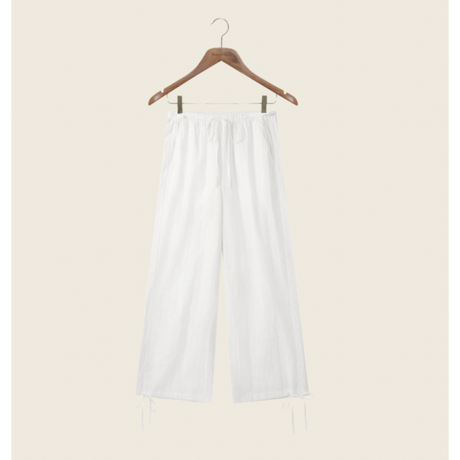 House of Sunny Sea Breeze Cotton Balloon Pant Ivory
