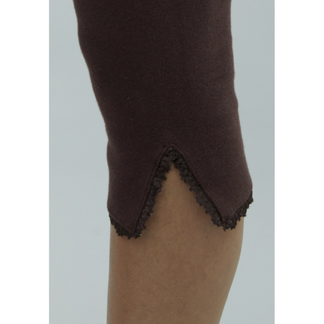 House of Sunny Classic Capri Pants Coffee