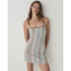 Laagam Mirel Dress Striped Ecru