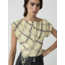 Laagam Gemini Draped Top Butter