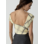 Laagam Gemini Draped Top Butter
