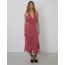 SEASONS BY MACABLA Polka Dot Halter Dress Pink