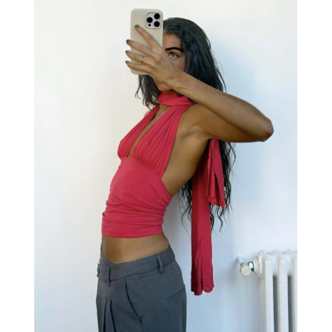 Susmie's Isabela Top Red