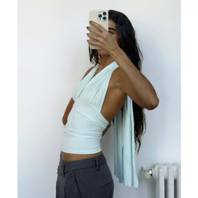 Susmie's Isabela Top Celeste