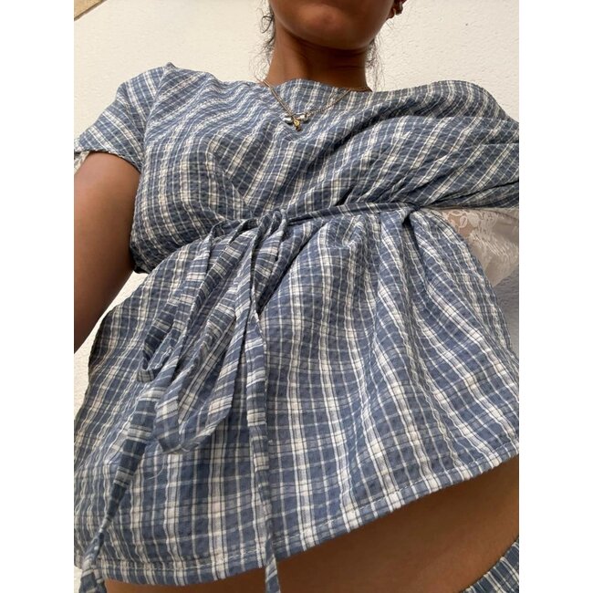 Susmie's Azucena Top Blue