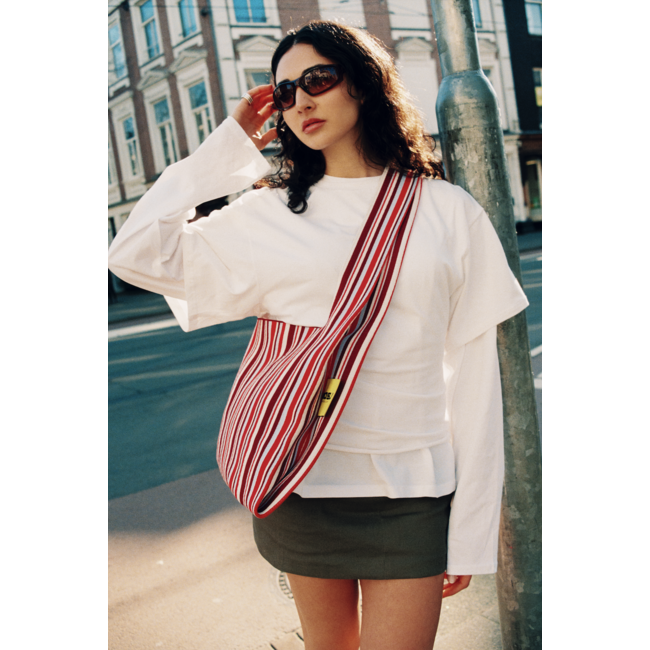 MOSJ Atelier The Ruby Boxer Crossbody Bag