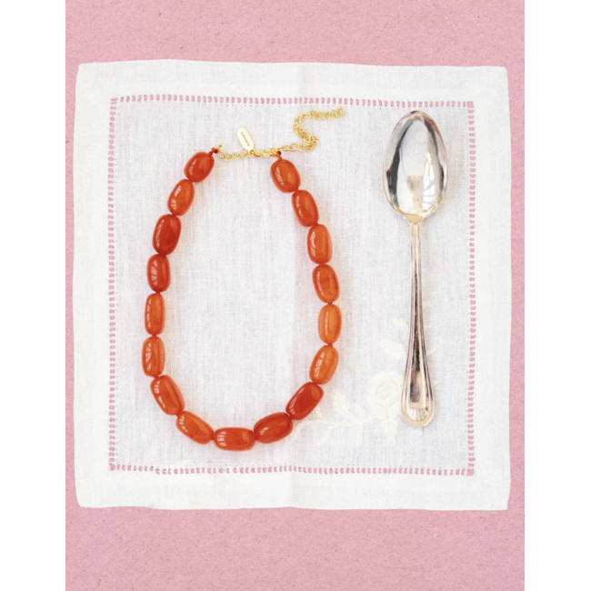 Susmie's Blossom Necklace Apricot
