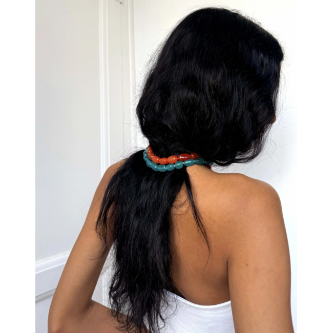 Susmie's Blossom Necklace Aqua