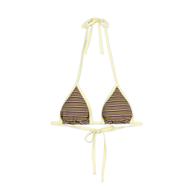 MOSJ Atelier Coco Bikini Top Brown