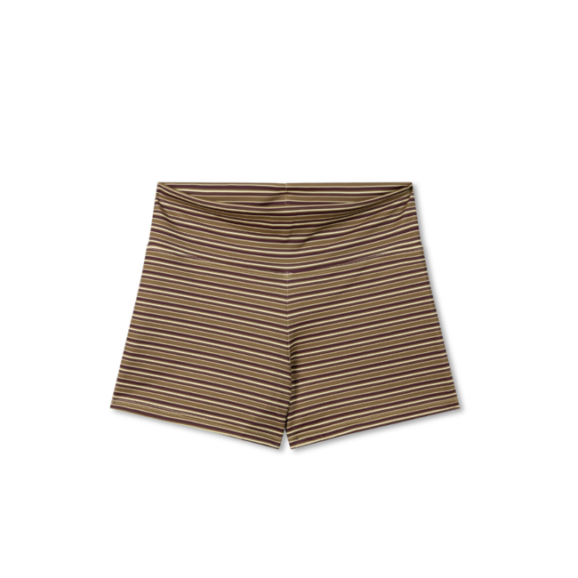 MOSJ Atelier Coco Micro-Shorts Brown