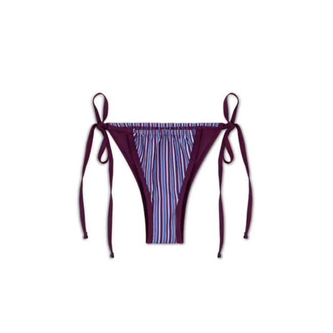 MOSJ Atelier Baia Bikini Bottom Blue