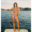 MOSJ Atelier Baia Bikini Top Blue