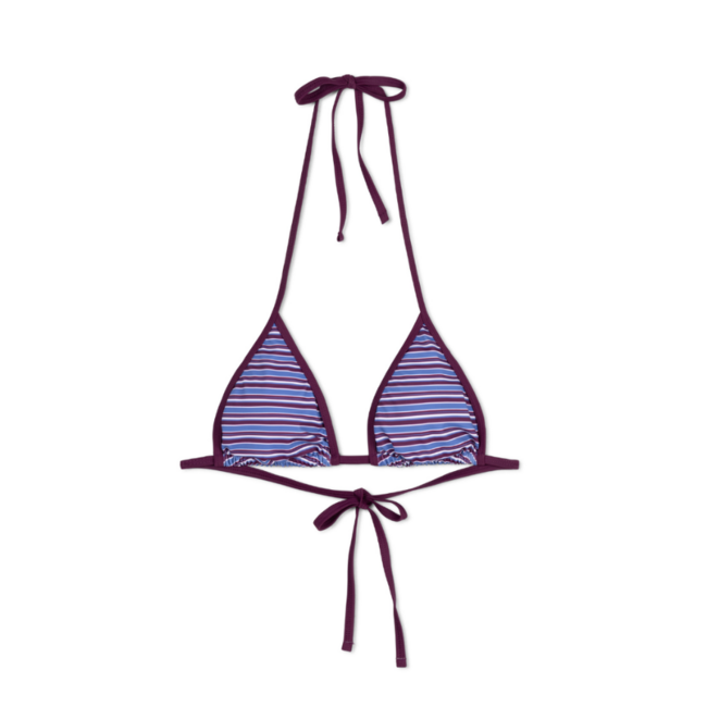 MOSJ Atelier Baia Bikini Top Blue