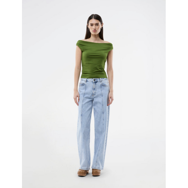 Modström HimaMD Off-shoulder Top Twist of Lime