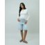 House of Sunny Double Layer Mesh Top Vintage White