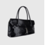SILFEN Studio Palma Leather Croco Bag Black