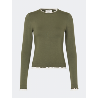 Modström CiljaMD LS T-shirt Army Dust