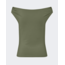 Modström HimaMD Off-shoulder Top Army Dust