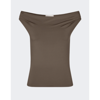 Modström HimaMD Off-shoulder Top Chocolate Chip