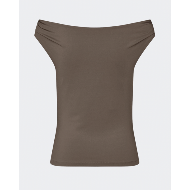 Modström HimaMD Off-shoulder Top Chocolate Chip