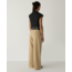 Laagam Smith Tailored Pants Check Sand