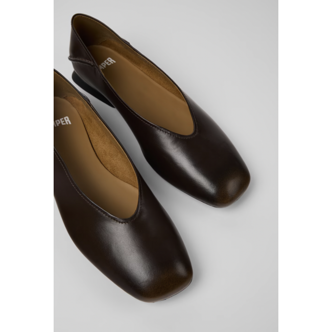 Camper Casi Myra Ballerina Dark Brown