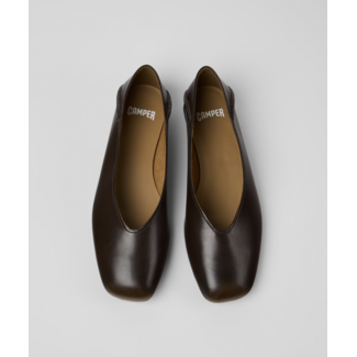 Camper Casi Myra Ballerina Dark Brown