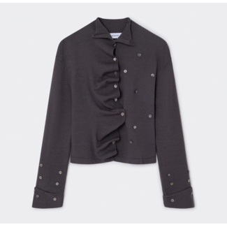 Laagam Fia Butonned Cardigan Grey