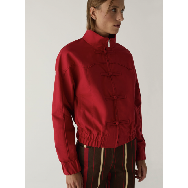 Laagam Silvie Bomber Jacket Red