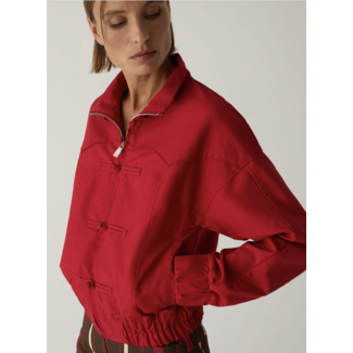 Laagam Silvie Bomber Jacket Red