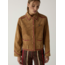 Laagam Aveline Suede Jacket Camel