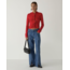 Laagam Fia Butonned Cardigan Red