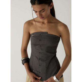 Laagam Lioren Sleeveless Top Grey