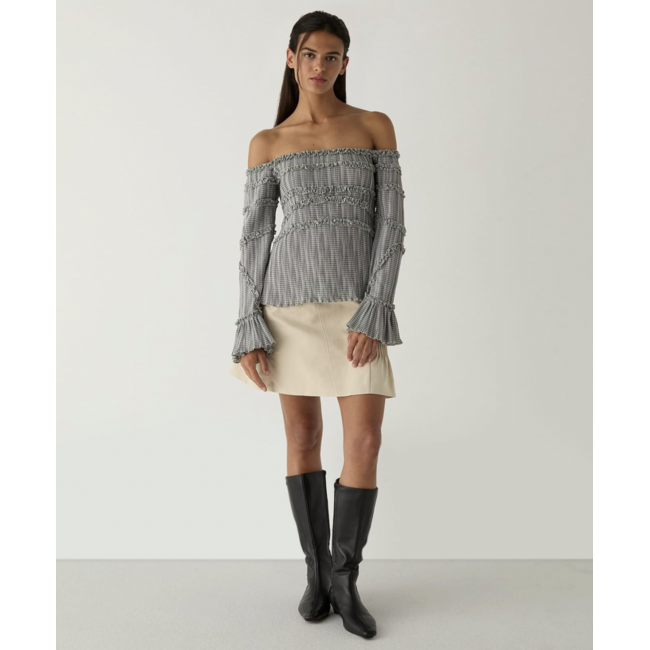 Laagam Petra Textured Blouse Squared