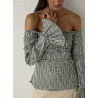 Laagam Petra Textured Blouse Squared