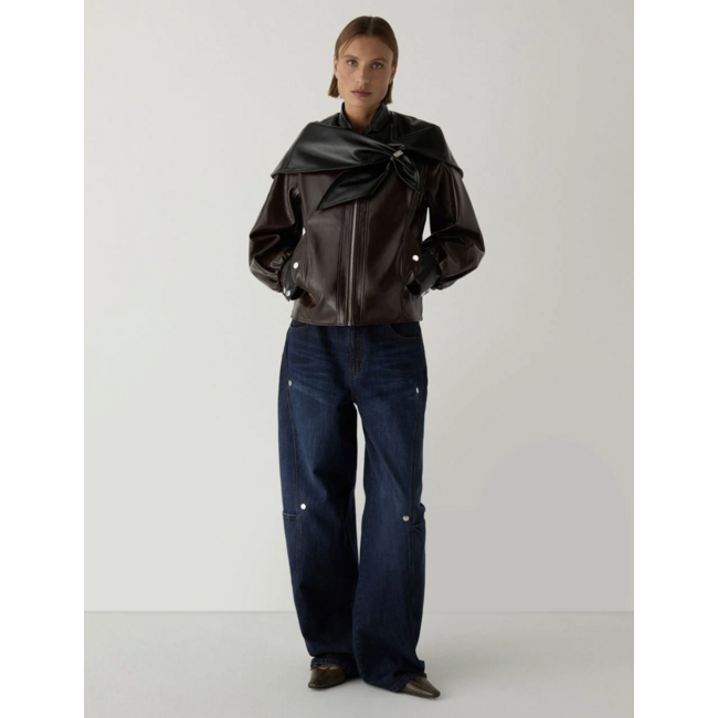 Laagam Noor Bomber Jacket Brown