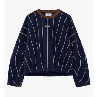 Laagam Kelly Striped Sweatshirt Navy