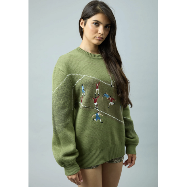 House of Sunny Match of The Day Knit Green