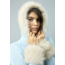House of Sunny Peggy Cardigan w/ Hood Pale Blue