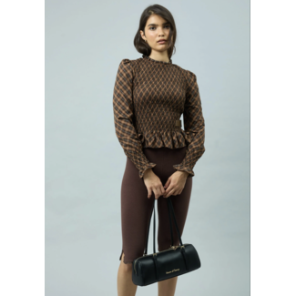 House of Sunny Classic Capri Pants Coffee