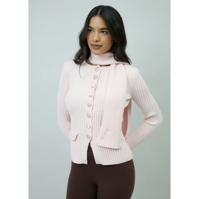 House of Sunny Power Peggy Knit Pale Pink