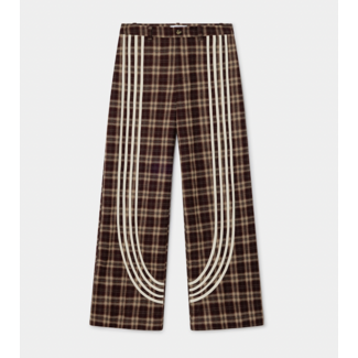 Laagam Zion Squared Pants Brown