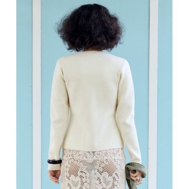 Résumé NadiaRS Knit Cardigan Off White