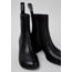 Camper Kora Leather Ankle Boots Black