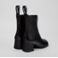 Camper Kora Leather Ankle Boots Black